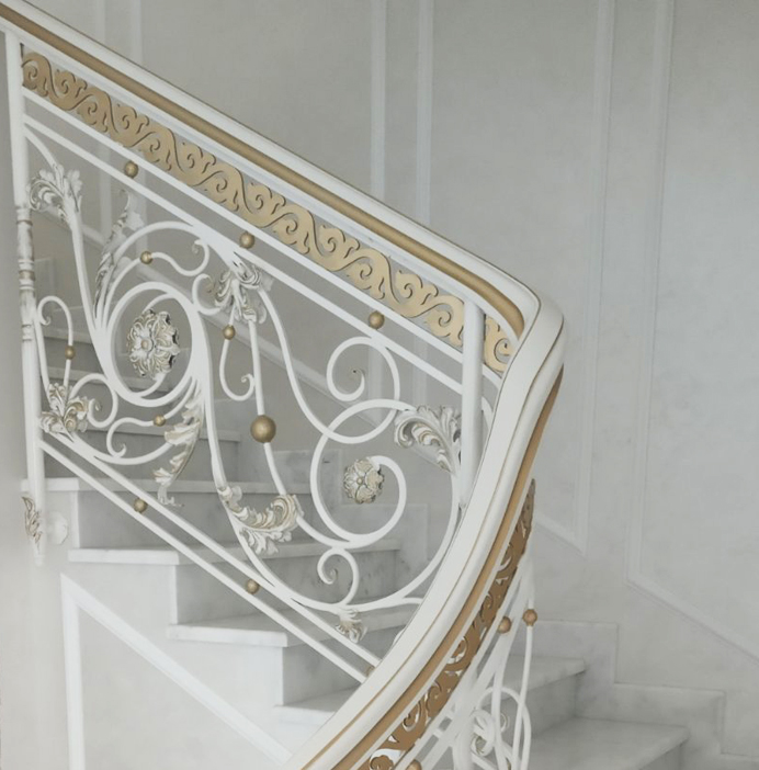 Перила для лестницы изготовление на заказ Киев